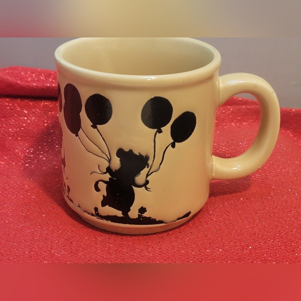 Vintage Westwood Mug Little Things Made in Japan Silhouette Children